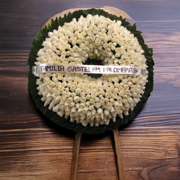 Corona premium rosas blancas o rojas