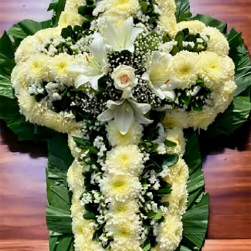 Cruz blanca clásica