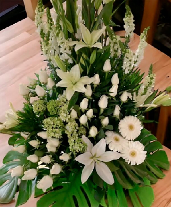 Arreglo grande blanco