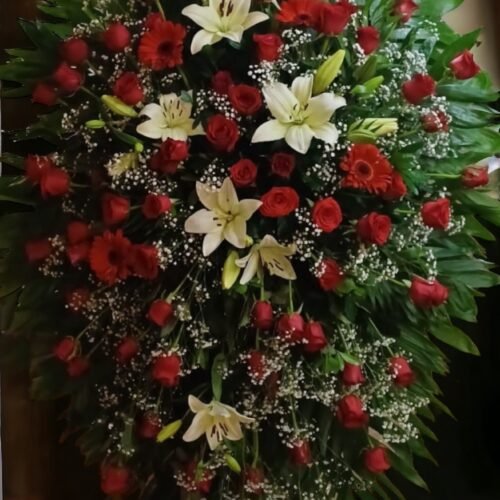 Lagrimón de 100 rosas rojo