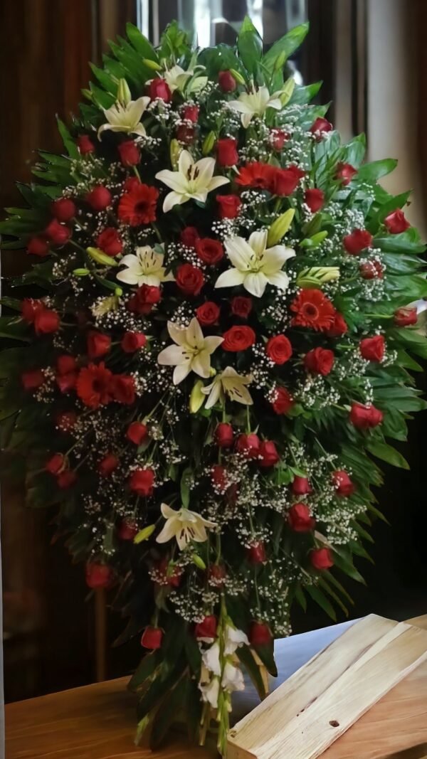 Lagrimón de 100 rosas rojo